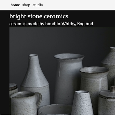 Bright Stone Ceramics homepage